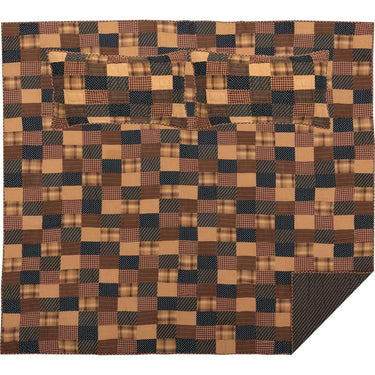 Patriotic Patch King Quilt Set (1 Quilt 110Wx97L & 2 Shams 21x37) VHC Brands - The Fox Decor